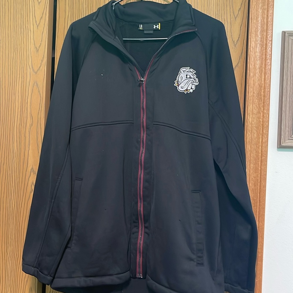 Under Armour bulldogs zip up sweatshirt